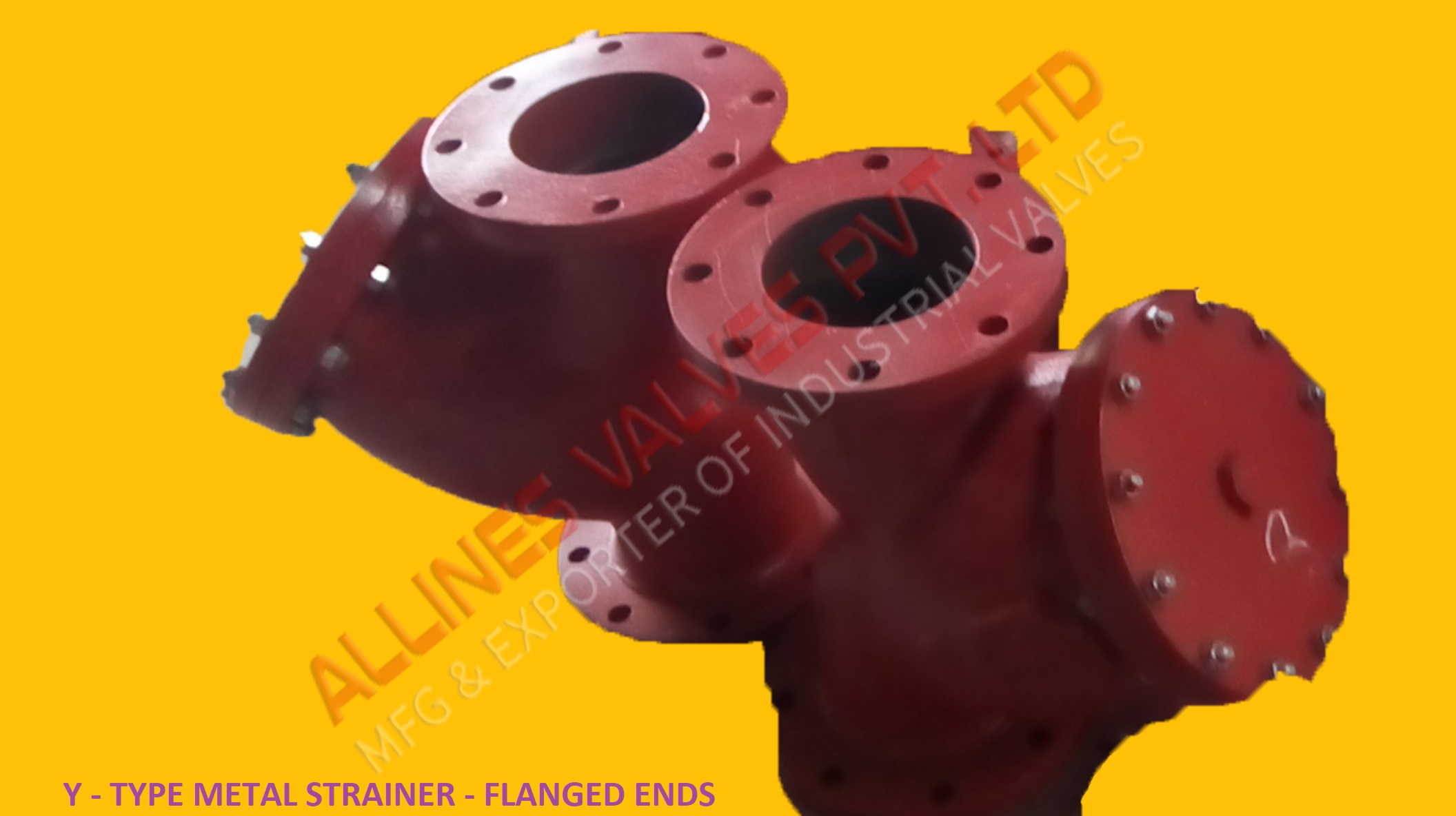 PTFE LINED Y-GLOBE VALVE